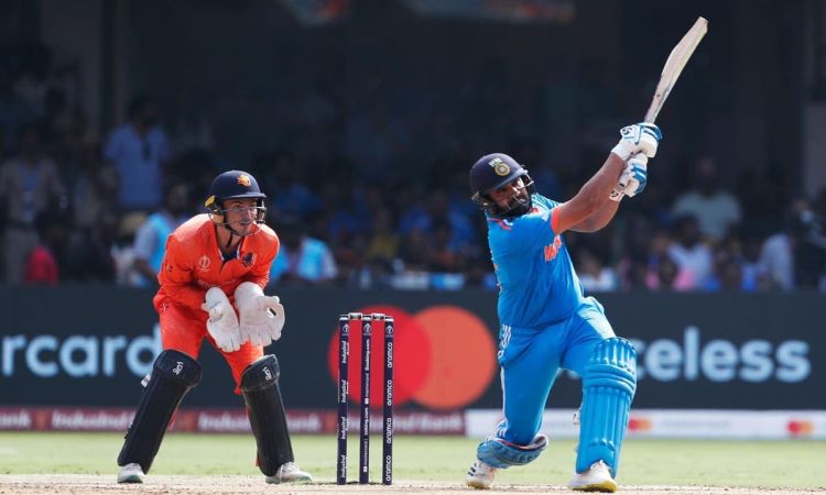 Rohit Sharma becomes the first Indian captain to score 500 runs in a single edition of World Cup