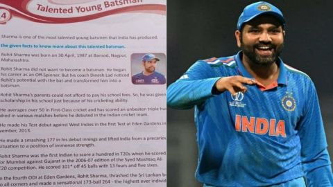 'Talented Young Batsman', स्कूल सिलेबस का भी हिस्सा हैं रोहित शर्मा; नहीं होता यकीन तो देख लो सबूत