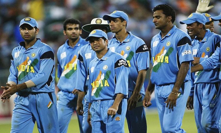  why shahra logo not on team india 2003 world cup jersey