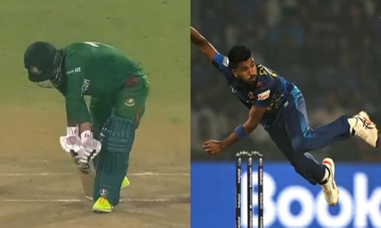World Cup 2023: दिलशान मदुशंका ने शानदार इन-स्विंगिंग यॉर्कर डालते हुए लिटन दास को बनाया अपना शिकार, देखें Video 