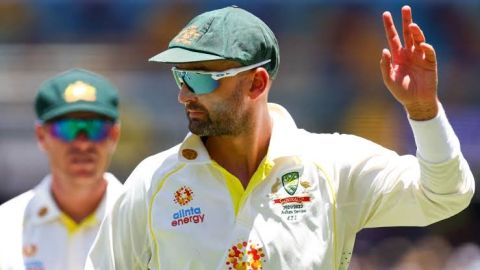 Australian spinner Nathan Lyon mocks England’s Bazball