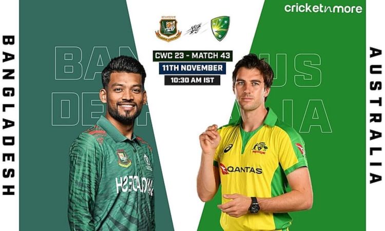 AUS vs BAN: Dream11 Prediction Today Match 43, ICC Cricket World Cup 2023