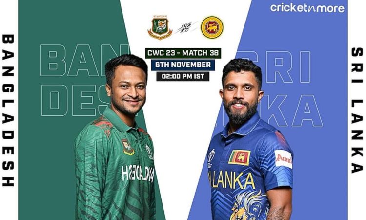 BAN vs SL: Dream11 Prediction Today Match 38, ICC Cricket World Cup 2023