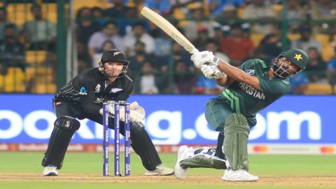 Bengaluru : ICC Men's Cricket World Cup match between New Zealand and Pakistan