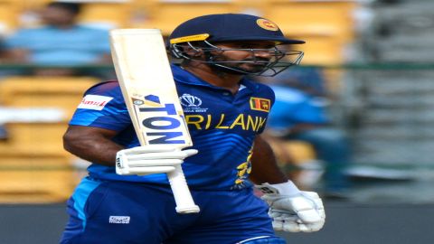 Bengaluru: ICC Men's Cricket World Cup match between New Zealand and Sri Lanka