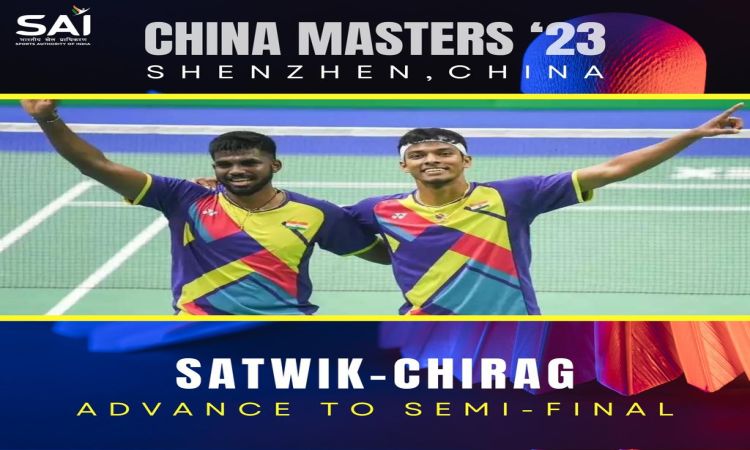 China Masters: Chirag-Satwik pair sail into semis