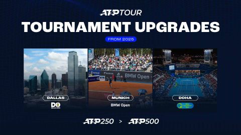 Dallas, Doha & Munich upgraded To ATP 500 tournaments from 2025