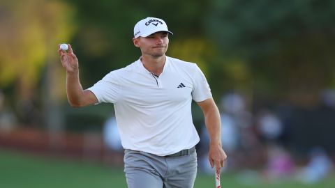 Golf: Hojgaard’s birdie-eagle finish gives him 2-shot lead over 5-man chasing pack