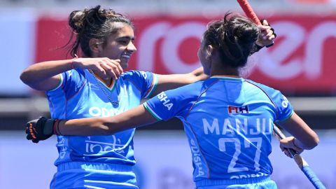 Indian junior women's hockey secures 12-0 win against Canada in their  World Cup 2023 opener