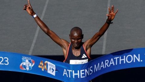 Kenya's Kiptoo wins 40th Athens Marathon with new course record