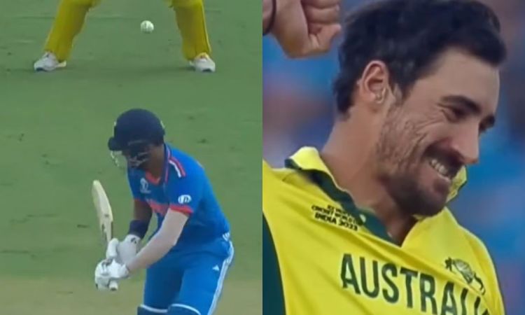 WATCH: मिचेल स्टार्क ने डाली गज़ब की गेंद, रिवर्स स्विंग के सामने राहुल ने टेके घुटने