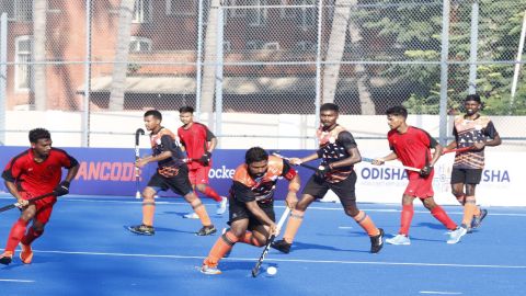 Men's hockey nationals|: Teams from Jharkhand, Chandigarh, UP, Himachal win their matches