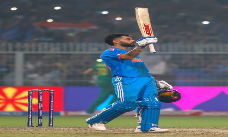 Men’s ODI WC: Kohli’s record 49th ton, Shreyas' 77 help India surge to 326/5 against South Africa