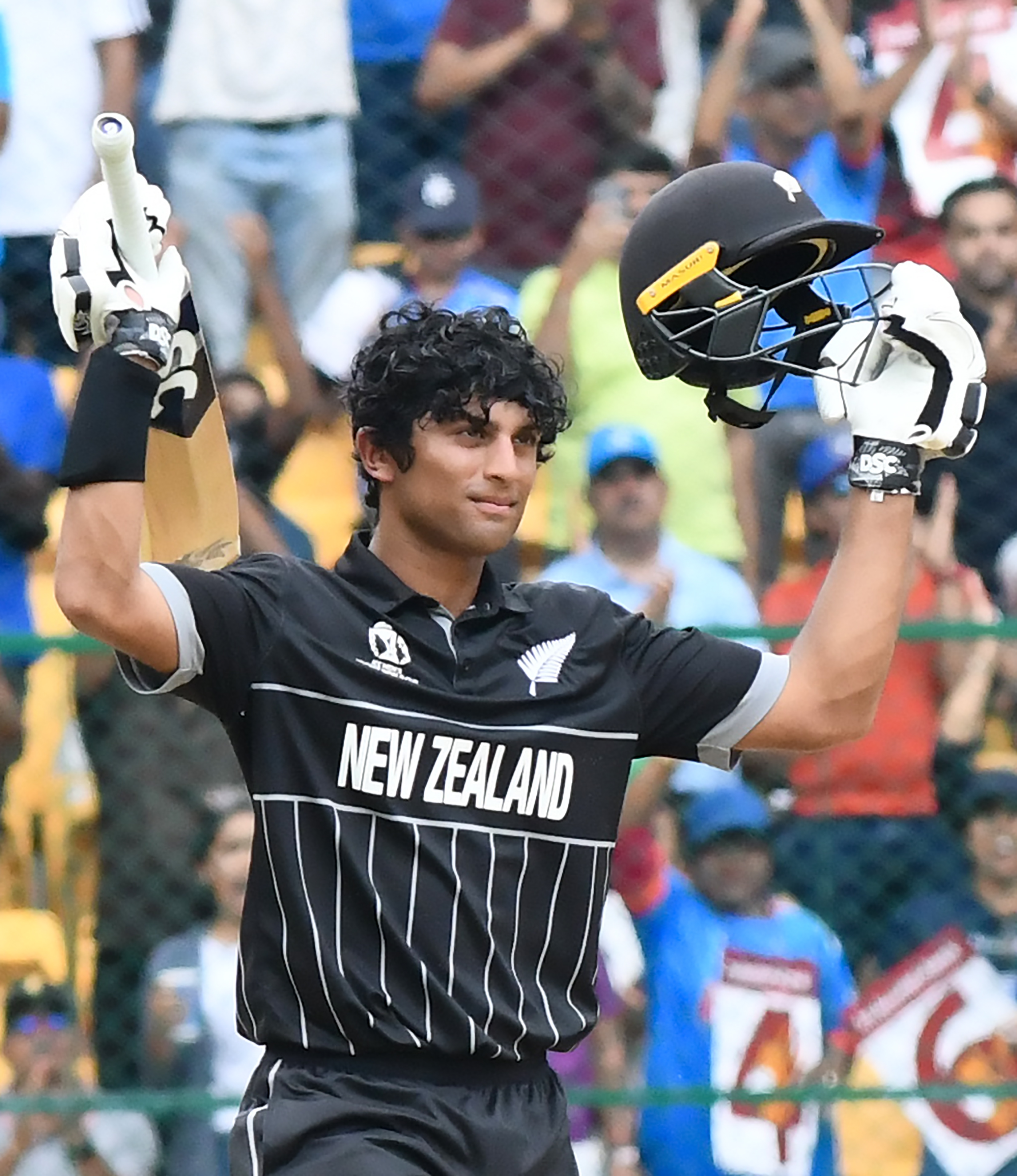 Mens Odi Wc Rachin Ravindra Becomes First New Zealand Batter To Score Three Hundreds In The 3894