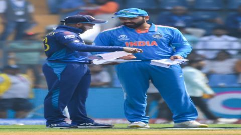 Mumbai: The ICC Men's Cricket World Cup match between India and Sri Lanka