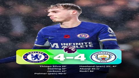 Premier League: Chelsea and Manchester City share spoils in 8-goal thriller