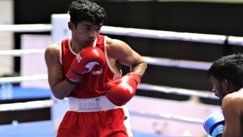 Shiva Thapa, Amit Panghal storm into quarters at 7th Elite Men's National Boxing