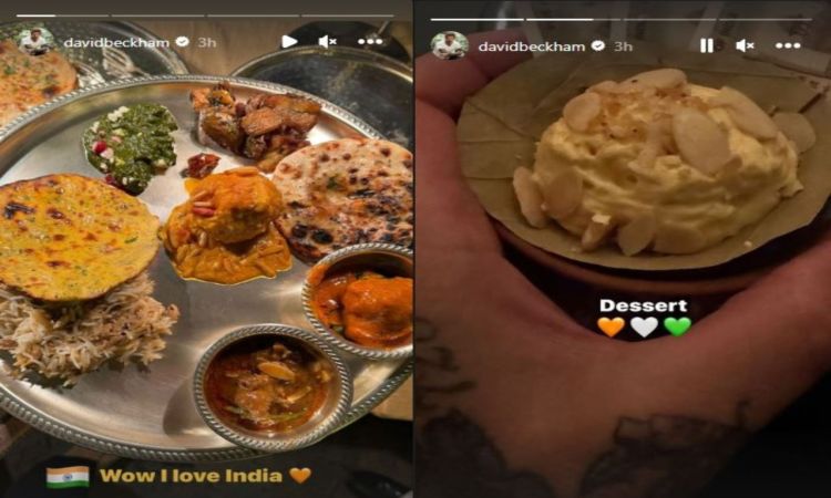 'Wow I love India': David Beckham dives into India's culinary delights, shares pics