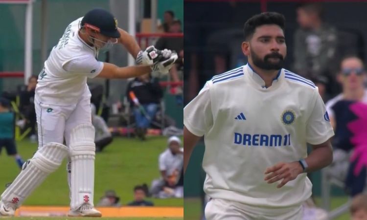 1st Test: Mohammed Siraj clean bowled debutant David Bedingham, watch video