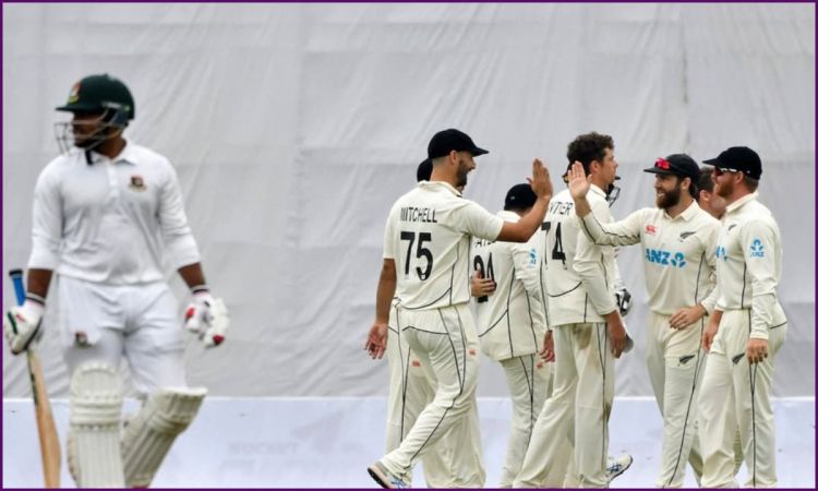 BAN vs NZ 1st Test: दूसरे सत्र तक बांग्लादेश ने खोए 8 विकेट, टीम का स्कोर पहुंच 149 रन