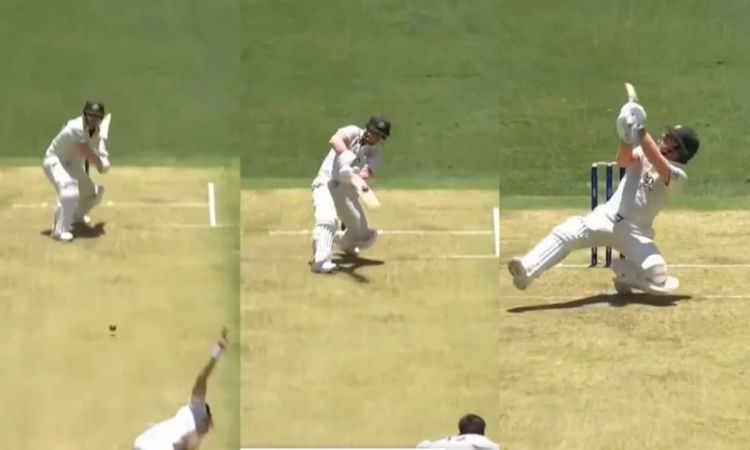 David Warner’s unreal scoop against Shaheen Afridi on Day 1 of Perth Test vs pakistan