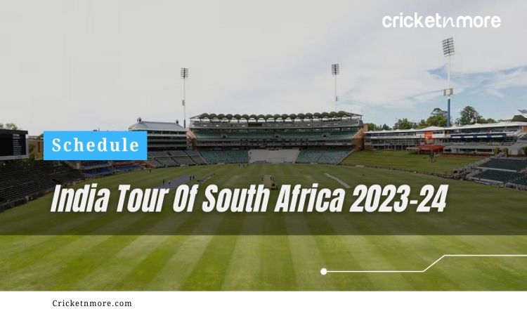 India Tour Of South Africa 2023, Test Series Schedule