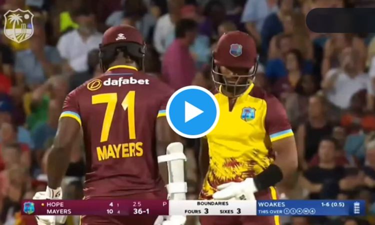 Kyle Mayers two monster six in first t20i vs England Watch Video