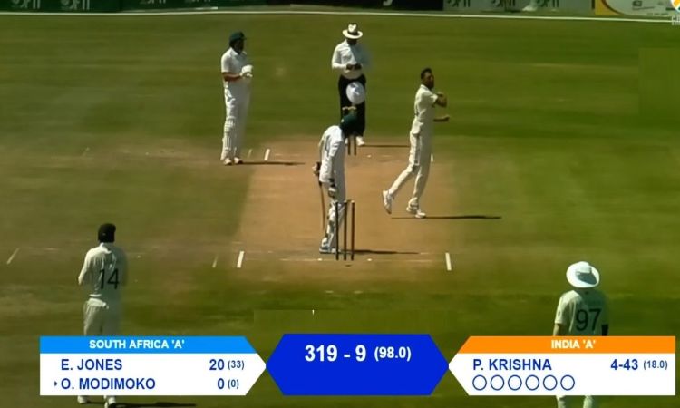 Prasidh Krishna became only the fifth Indian bowler to take a hat-trick in First Class cricket outsi