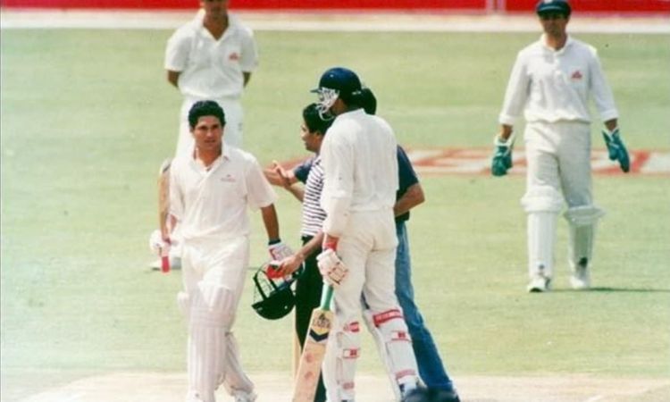 Sachin Tendulkar first cricketer to be dismissed by the 3rd Umpire using a Television replay