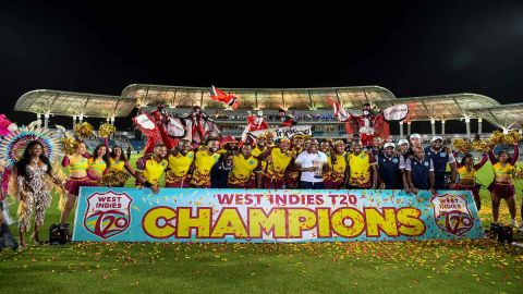West Indies Beat England by 4 Wickets In 5th T20I Scorecard