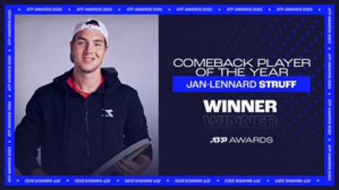 ATP Awards: Jan-Lennard Struff wins Comeback Player Of The Year 