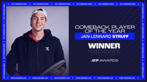 ATP Awards: Jan-Lennard Struff wins Comeback Player Of The Year