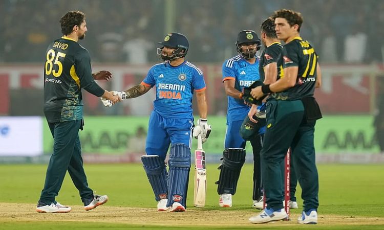 IND vs AUS, 5th T20I: டாஸ் வென்றுள்ள ஆஸ்திரேலிய அணி பந்துவீச்சு!