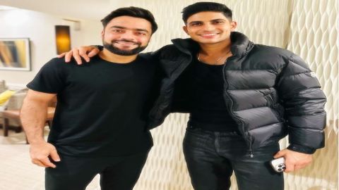 'Captain sahab' Shubman Gill pays visit to Rashid Khan, Gujarat Titans reacts