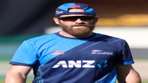 Dharamsala: New Zealand Players During A Practice Session Ahead Of Their ICC World Cup Match