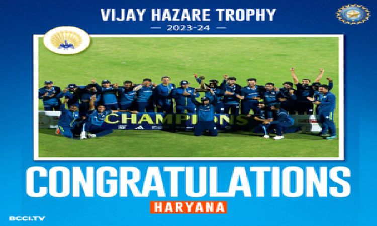 Haryana clinch maiden Vijay Hazare crown in thrilling final