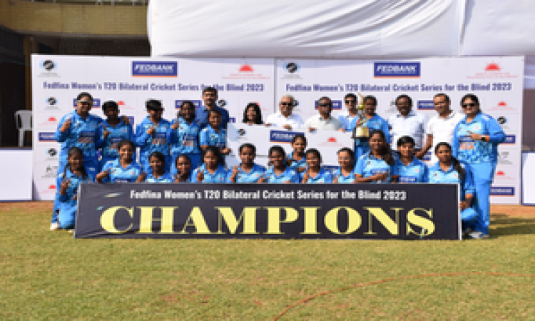India win Women's Bilateral Cricket Series for Blind 4-1, defeat Nepal by 8 wickets in final T20