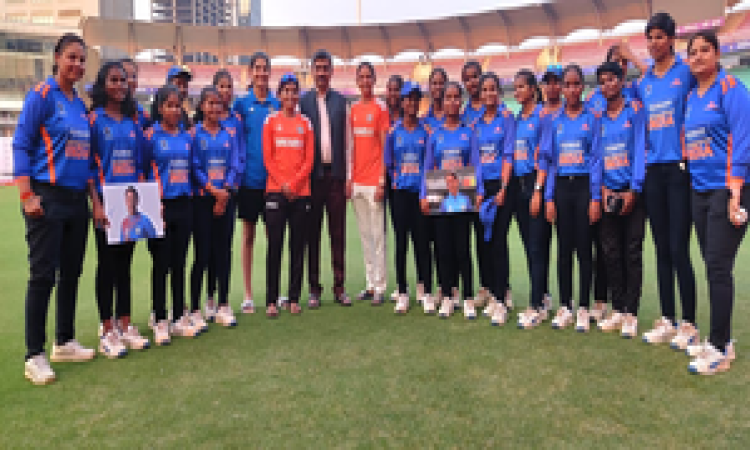 Indian women's blind cricket team meet Harmanpreet Kaur, Amol Muzumdar after series win over Nepal