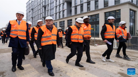 IOC president Bach praises Paris 2024 village and preparation work