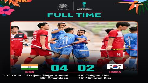 Junior Men's Hockey WC: Araijeet's hat-trick helps India beat Korea 4-2 to start campaign on a high