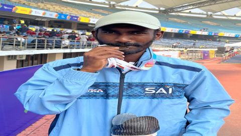 Losing a leg was not a deterrent for 200m champion Rajesh 