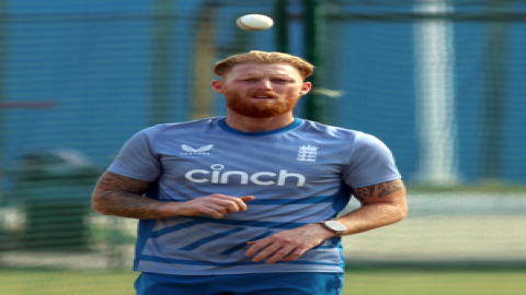 Lucknow: Players of England during a practice session ahead of the ICC World Cup match