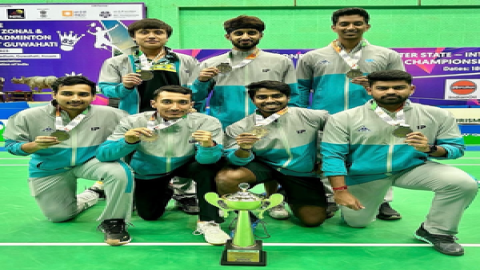 Maharashtra, AAI crown champions at Badminton Senior National Team Championships