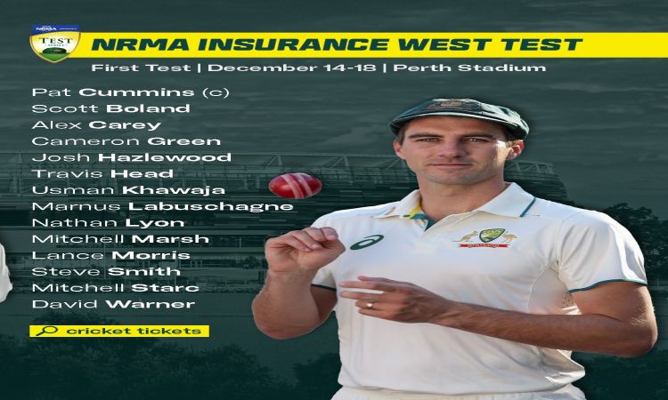 Morris recalled as Australia name squad for Perth Test against Pakistan