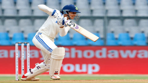 Mumbai: Second day of the Test cricket match between India Women and Australia Women