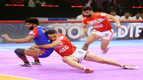 PKL 10: Haryana Steelers earn gritty win over Gujarat Giants, remain unbeaten