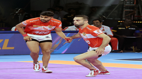 PKL: Rakesh,Fazel Atrachali's powerful performances help Gujarat Giants clinch convincing win vs UP 