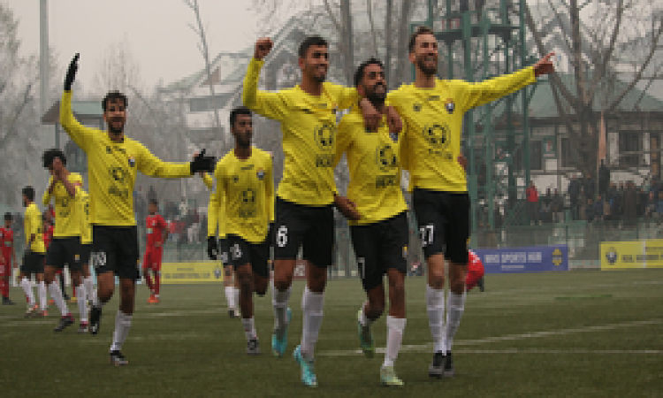 Real Kashmir FC continue unbeaten streak with a commanding victory over Shillong Lajong FC