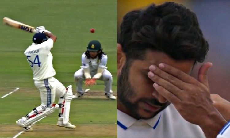 1st Test: गेराल्ड कोएत्ज़ी की गेंद पर खुद को चोटिल करवा बैठे शार्दुल ठाकुर, माथे पार आयी सूजन 