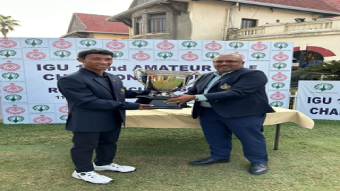 Subhash Tamang becomes first player from Nepal to win All India amateur golf championships